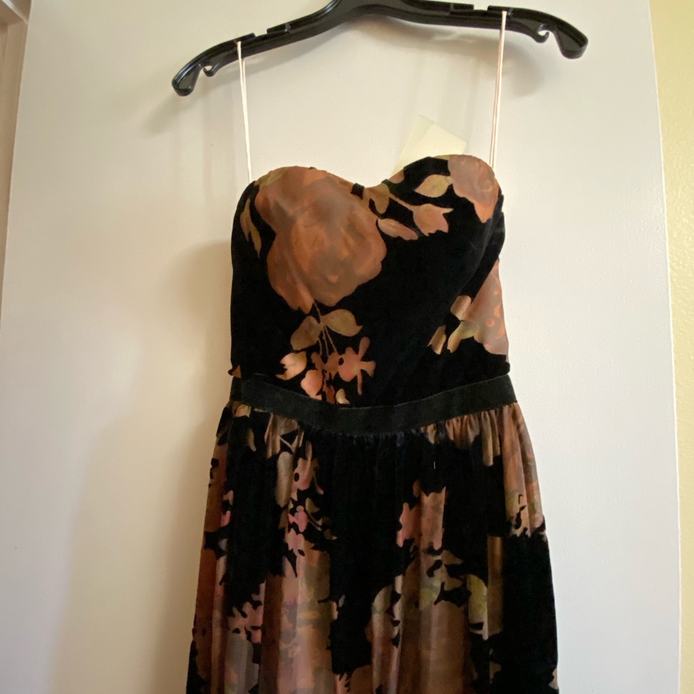 Anthropologie Rosalind Velvet gown MAXI DRESS - Picture 5 of 6